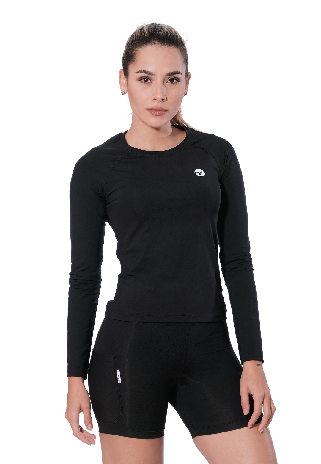 Camiseta Deportiva Lifestyle Manga Larga Mujer