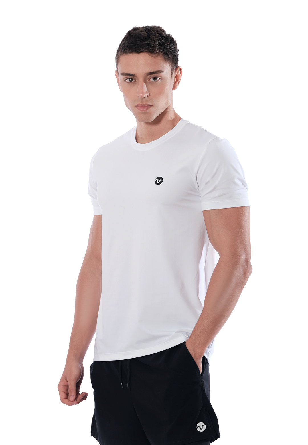 Camiseta Deportiva Lifestyle Manga Corta Hombre
