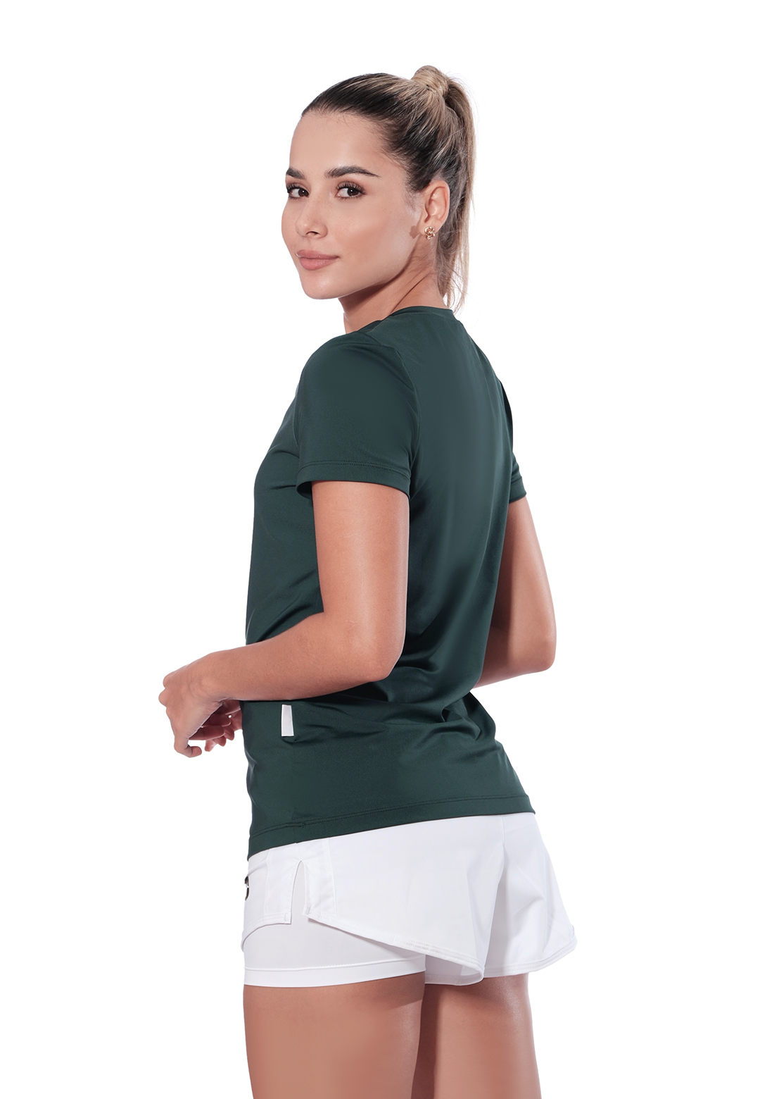 Camiseta Deportiva Lifestyle Manga Corta Mujer