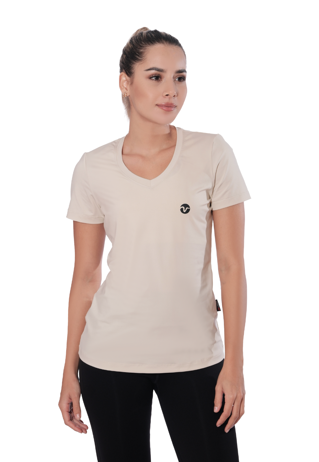 Camiseta Deportiva Lifestyle Manga Corta Mujer