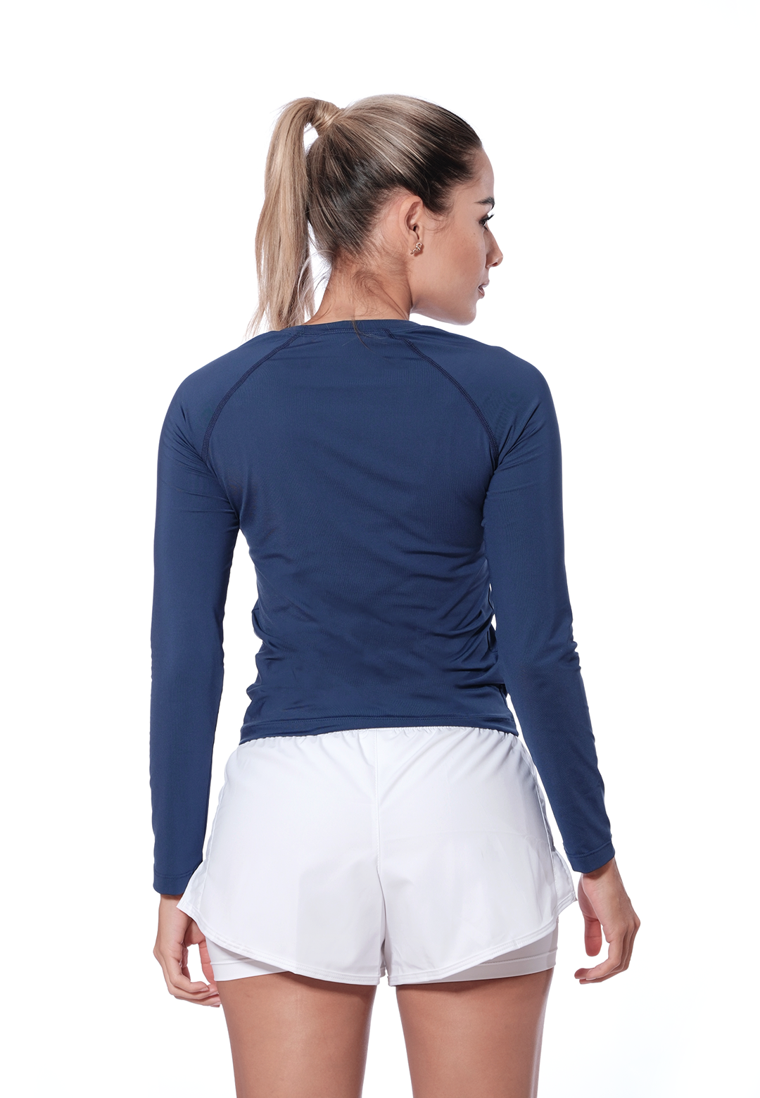 Camiseta Deportiva Lifestyle Manga Larga Mujer