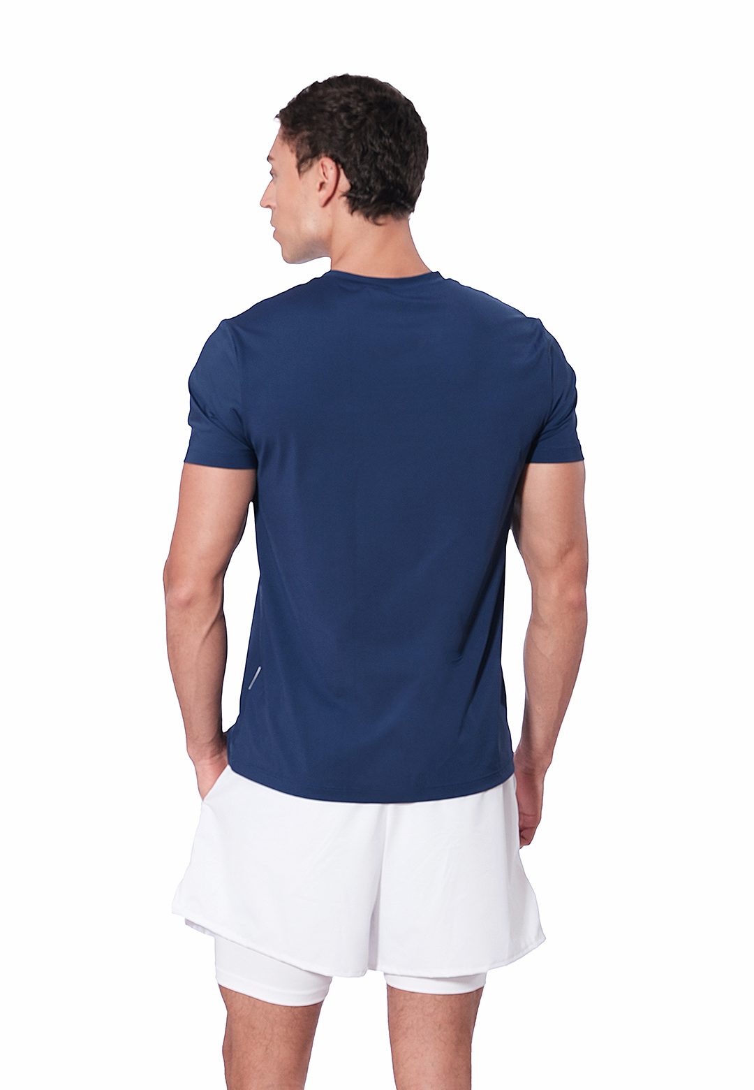 Camiseta Deportiva Lifestyle Manga Corta Hombre