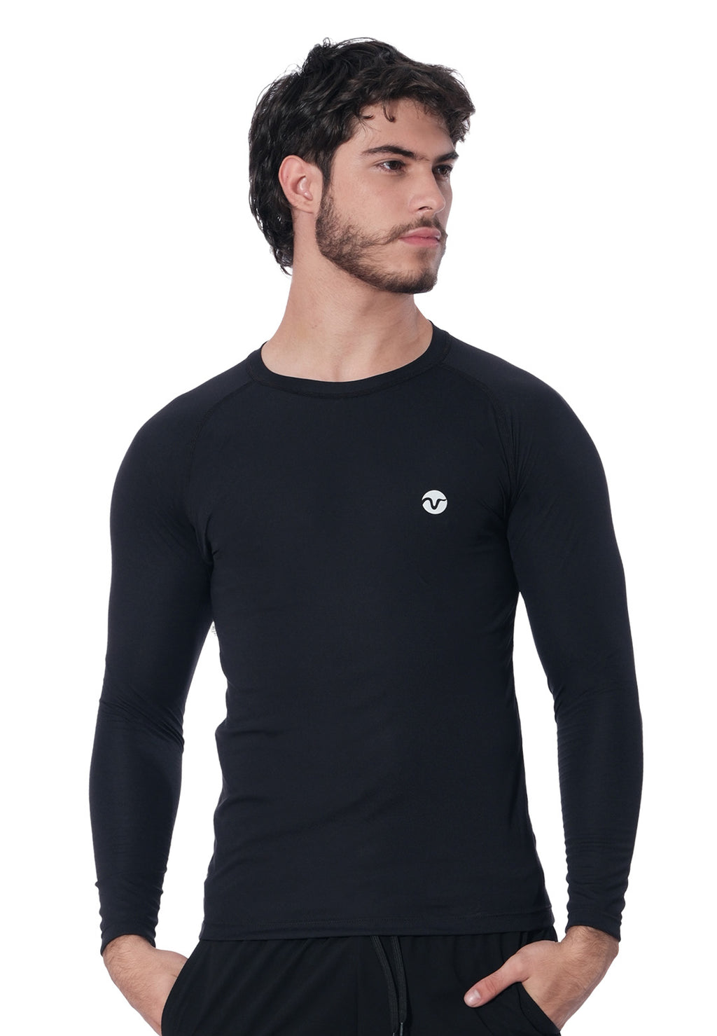 Camiseta Training PRO Slim Fit Manga Larga Hombre