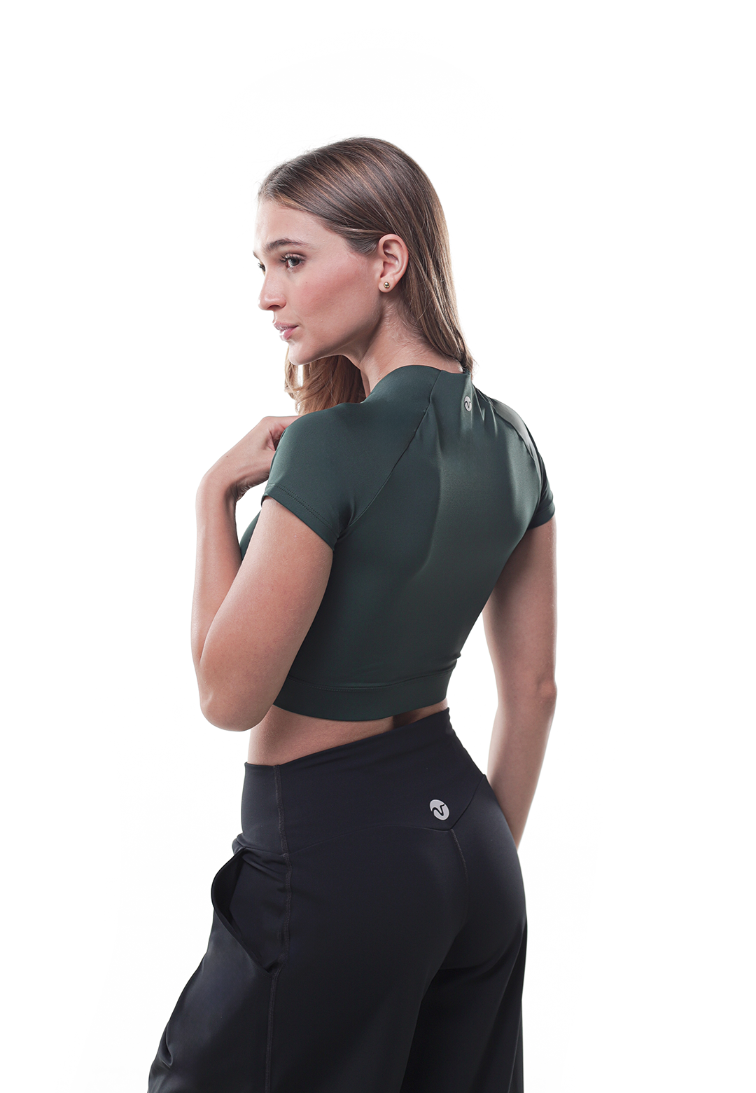 Crop Top Motion Zip